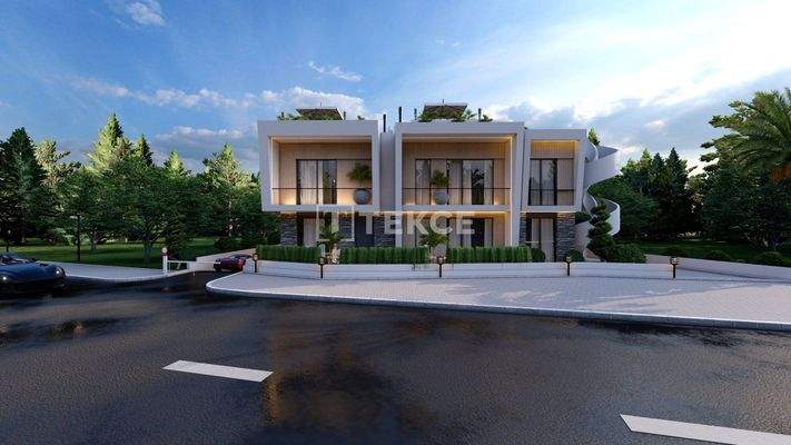 Nature-View Flats in a Complex with Pool in Girne Alsancak