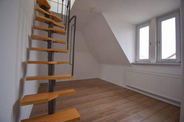 Treppe zum Spitzboden