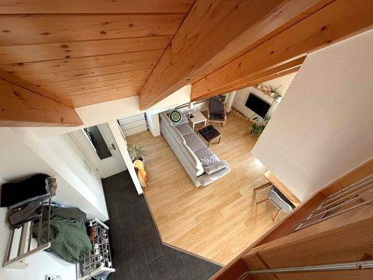 Blick in den Wohn-Essbereich