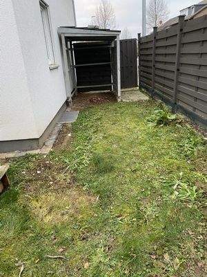 Garten mit Abstellmöglichkeit