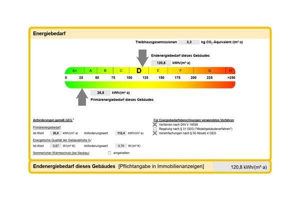 Ausschnitt Energieausweis