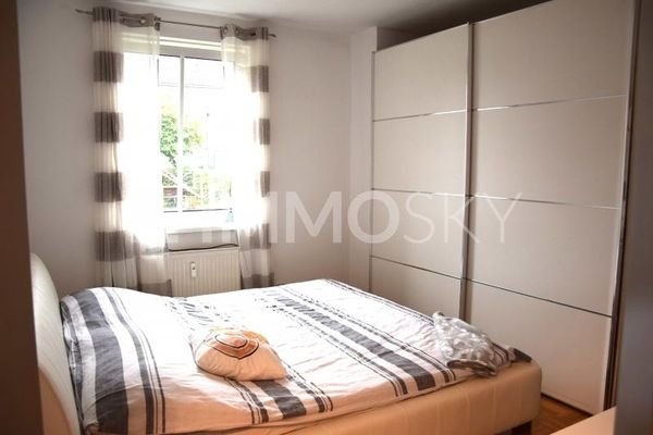 ruhiges Schlafzimmer ins Grüne