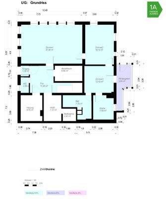 Grundriss Haupthaus - UG