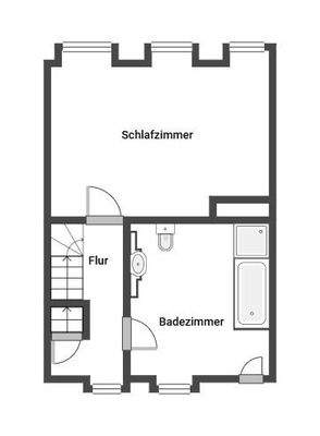 Grundriss 1. Etage