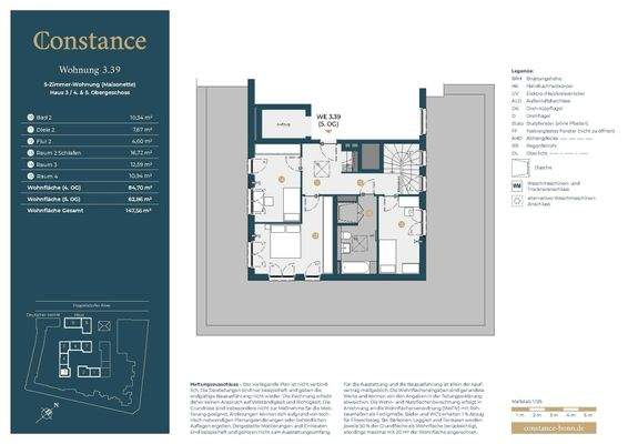 Grundriss WE 3.39 5.OG