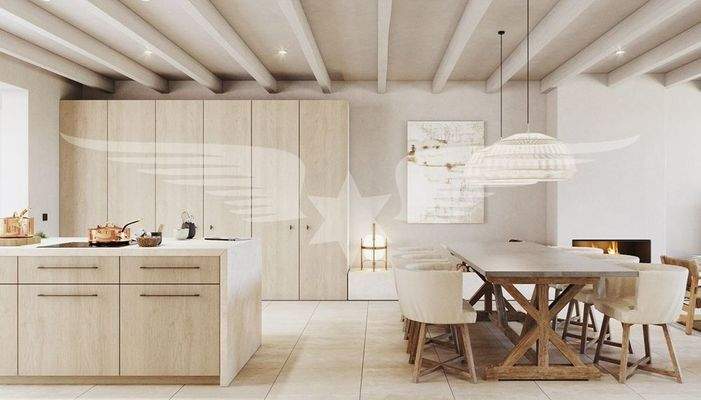 Visualisierte Küche/Essbereich