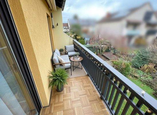 Balkon virtuelles Home-Staging