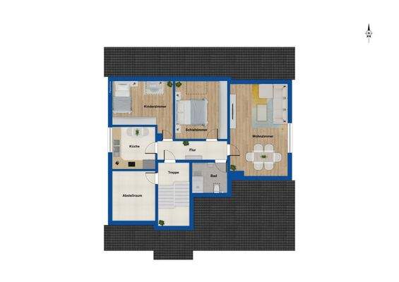 Grundriss Dachgeschoss