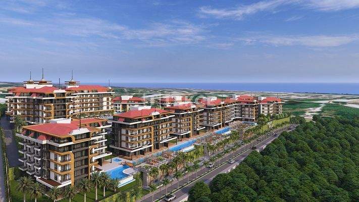 Properties with 5-Star Hotel Concept in Alanya Kestel