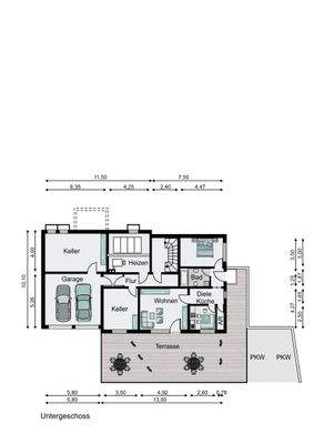 Grundriss Untergeschoss