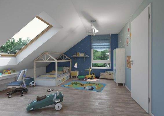 Kinderzimmer Dachgeschoss