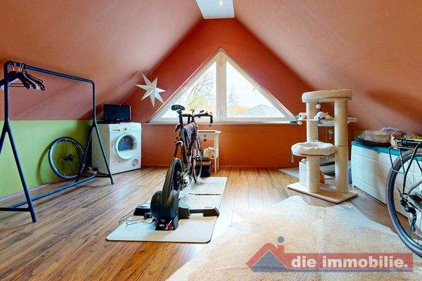 Ausgebautes Dachstudio – Fitness, Hobby oder Teenagertraum