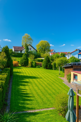 Blick aus dem Schlafzimmer