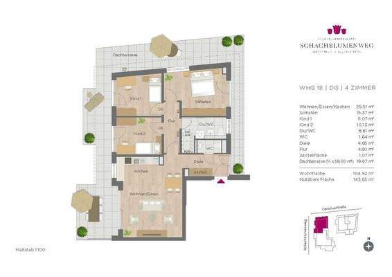 Grundriss Wohnung 18