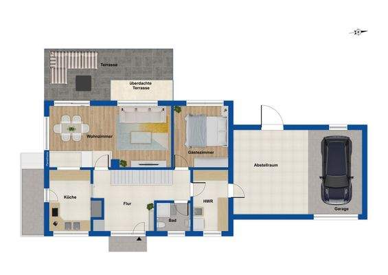 Grundriss - Erdgeschoss