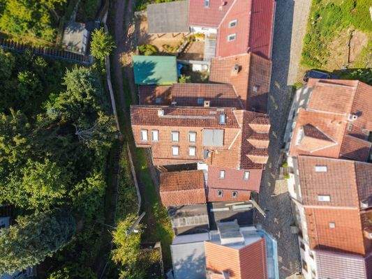 Ansicht der Immobilie aus der Vogelperspektive