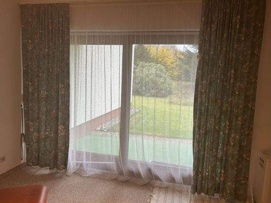 Raus auf die Terrasse