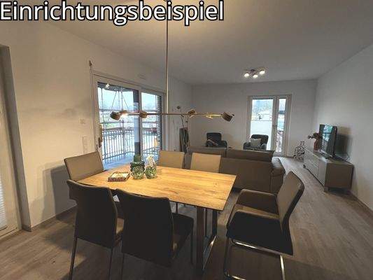 Wohnbereich, Musterwohnung