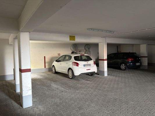 ... und in der Tiefgarage