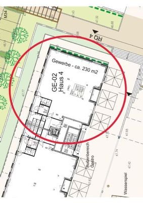 Lageplan Gewerbeeinheit Haus 4 vergrößert