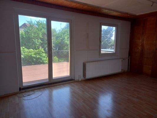 Stube mit Blick Terasse