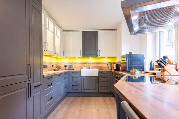 Hinterhaus - Küche im Erdgeschoss