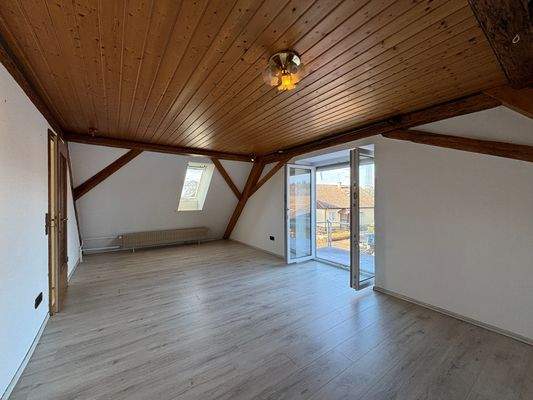 Wohnzimmer OG mit Zugang zur Hochterrasse