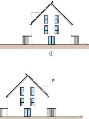 Ansicht Osten-Westen