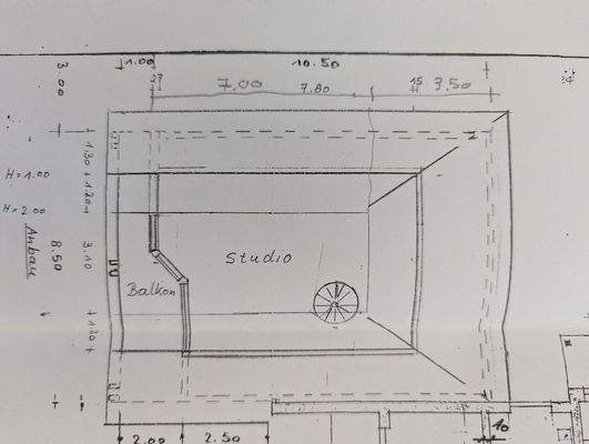 Studio, Dachgeschoss