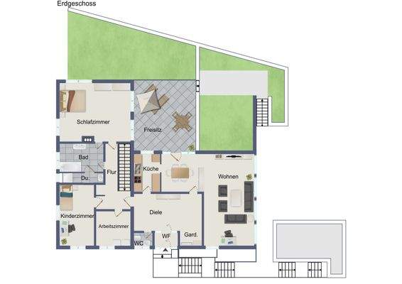 Grundriss Erdgeschoss