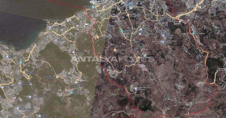 Spacious Sea View Land Near Yalikavak Marina Bodrum