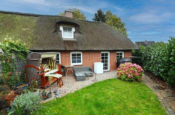 Rückansicht mit Garten