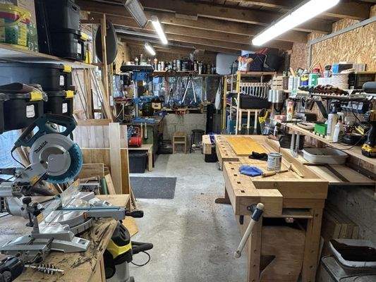 Werkstatt im Nebengebäude