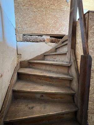 Treppe ins Dachgeschoss