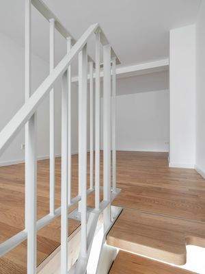 Galerie mit Eichenparkett