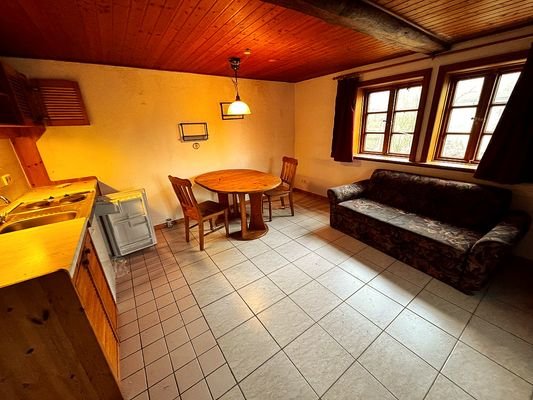 Ferienhaus-Wohnzimmer