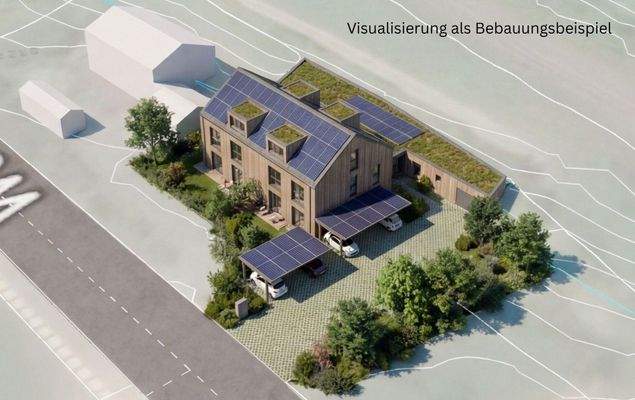 Visualisierung als Bebauungsbeispiel