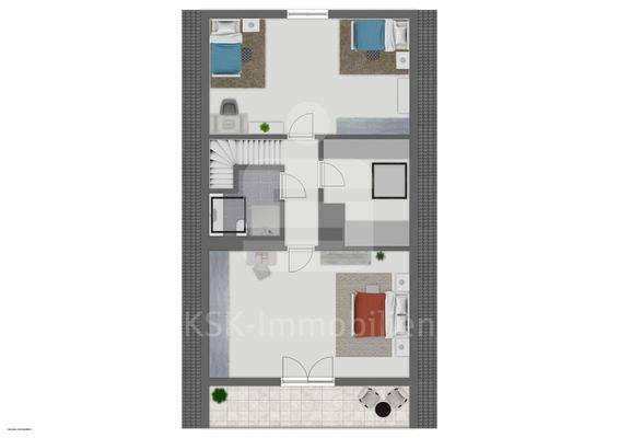 Grundriss  Obergeschoss