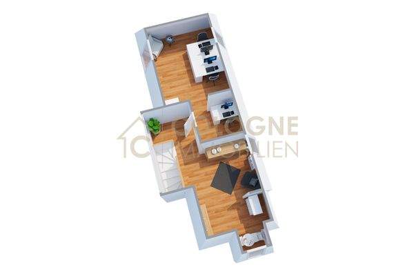 Dachgeschoss Haus rechts