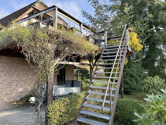 Aufgang zur Ferienwohnung 