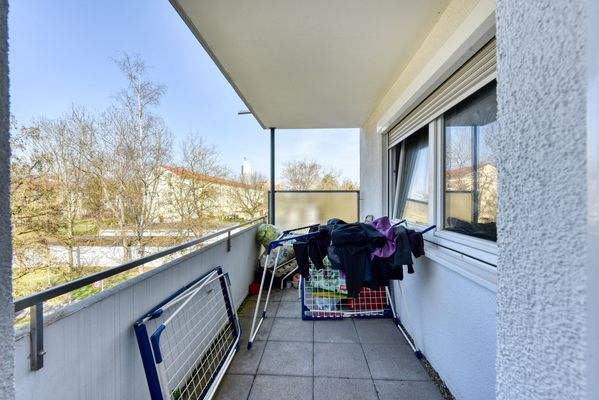 Balkon nach Nord-West