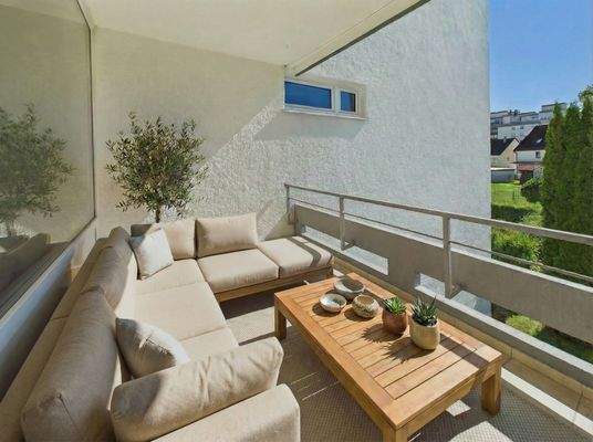 Balkon Einrichtungsbeispiel