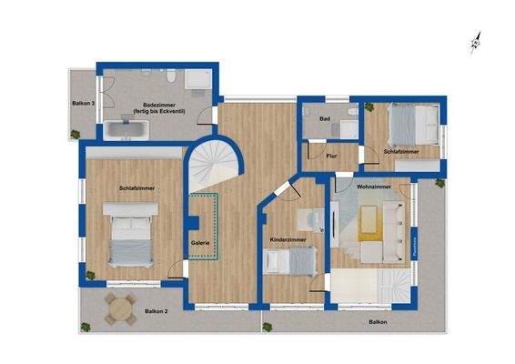 GR Obergeschoss Haupthaus