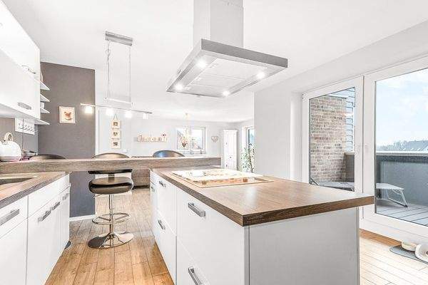 Einbauküche im Obergeschoss