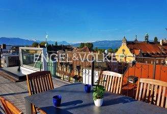 Imposante Dachterrasse mit Seesicht