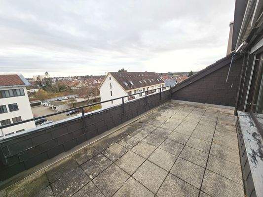 Ausblick von der Dachterrasse