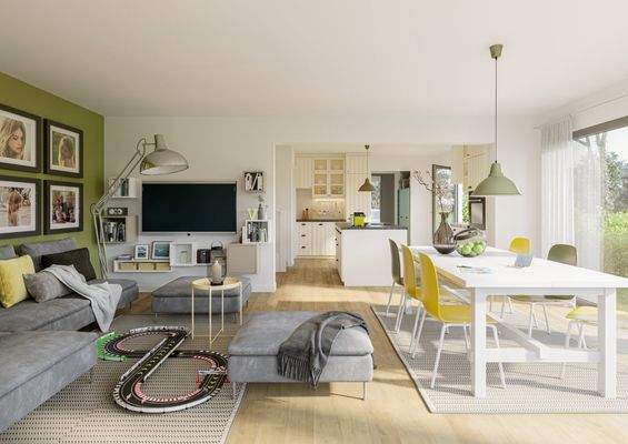 Wohnbeispiel Wohn/Esszimmer