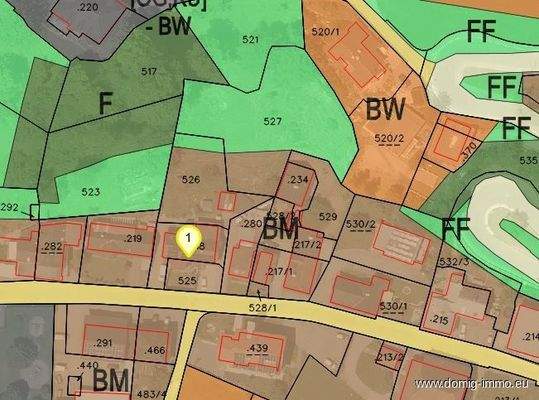 Lageplan / Widmungsplan