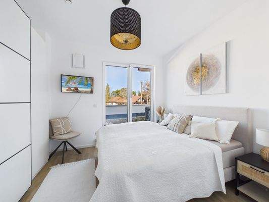 Schlafzimmer mit Terrassenzugang