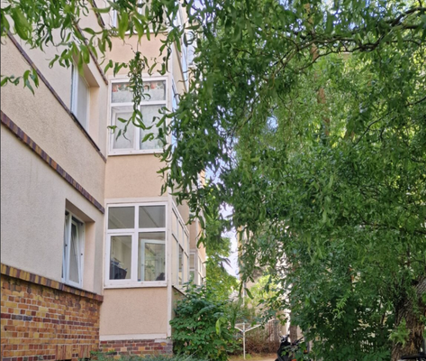 Fassade mit Loggien - Hofseite